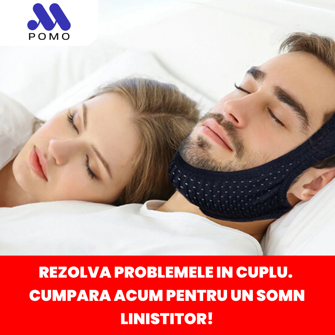 ⚠️💤👉 Masca ANTI-SFORAIT POMO® pentru un somn linistitor 😴🥰💥