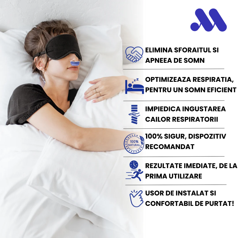 💤 🥱 DISPOZITIV ANTI-SFORAIT, IMBUNATATESTE CALITATEA SOMNULUI 😴 🛌